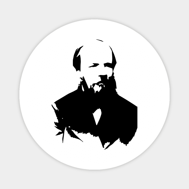 Fedor Dostoevsky Magnet by norteco